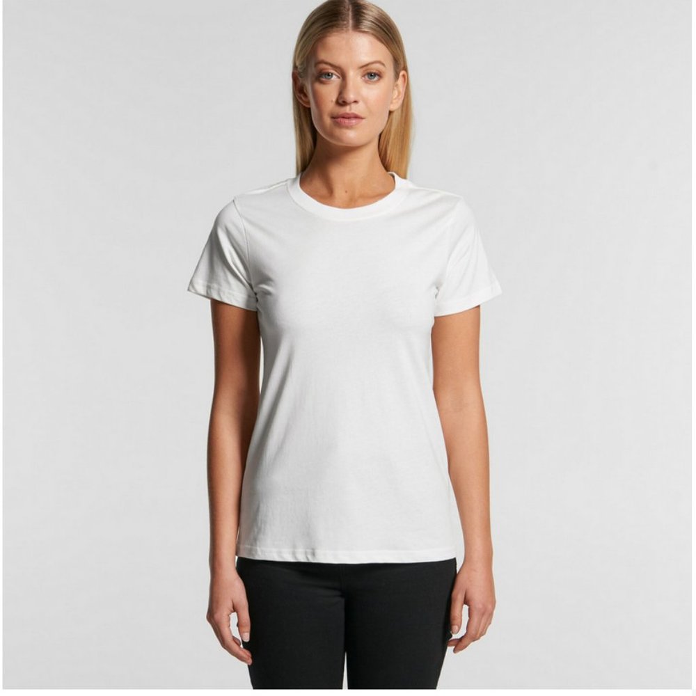 NWT AS Colours Maple Organic Classic White T Shirt Size Small